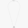 Morganne Bello 18Ct White Gold And Diamond Victoria Clover Mother Of Pearl Necklace^The Alkemistry Hot