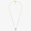 Morganne Bello 18Ct Yellow Gold Alma Pear Mother Of Pearl Diamond Necklace^The Alkemistry Hot