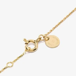 Morganne Bello 18Ct Yellow Gold Clover Diamond Bezel Mother Of Pearl Chain Bracelet^The Alkemistry Online