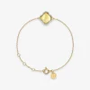 Morganne Bello 18Ct Yellow Gold Clover Diamond Bezel Citrine Chain Bracelet^The Alkemistry Sale