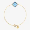 Morganne Bello 18Ct Yellow Gold And Diamond Blue Topaz Victoria Bracelet^The Alkemistry Best