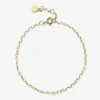 Nude Shimmer - 18Ct Gold, 3 Diamond Medium Shimmer Chain Bracelet^The Alkemistry Discount