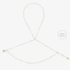 Nude Shimmer - 18Ct Gold, Fine Shimmer Double Hand Bracelet^The Alkemistry Cheap