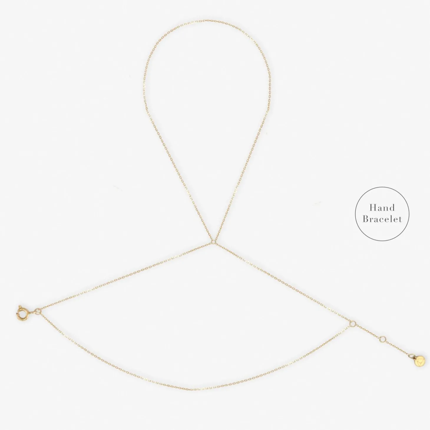 Nude Shimmer - 18Ct Gold, Fine Shimmer Double Hand Bracelet^The Alkemistry Cheap