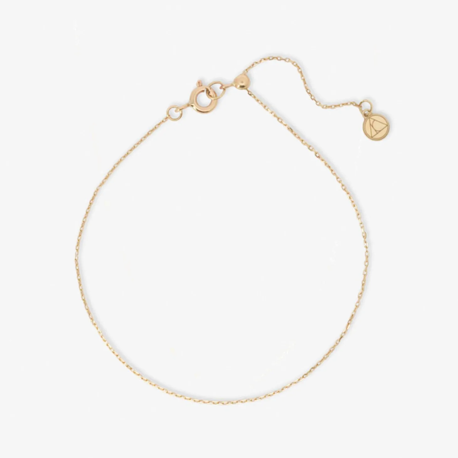 Nude Shimmer - 18Ct Gold, Fine Shimmer Adjustable Bracelet^The Alkemistry Hot