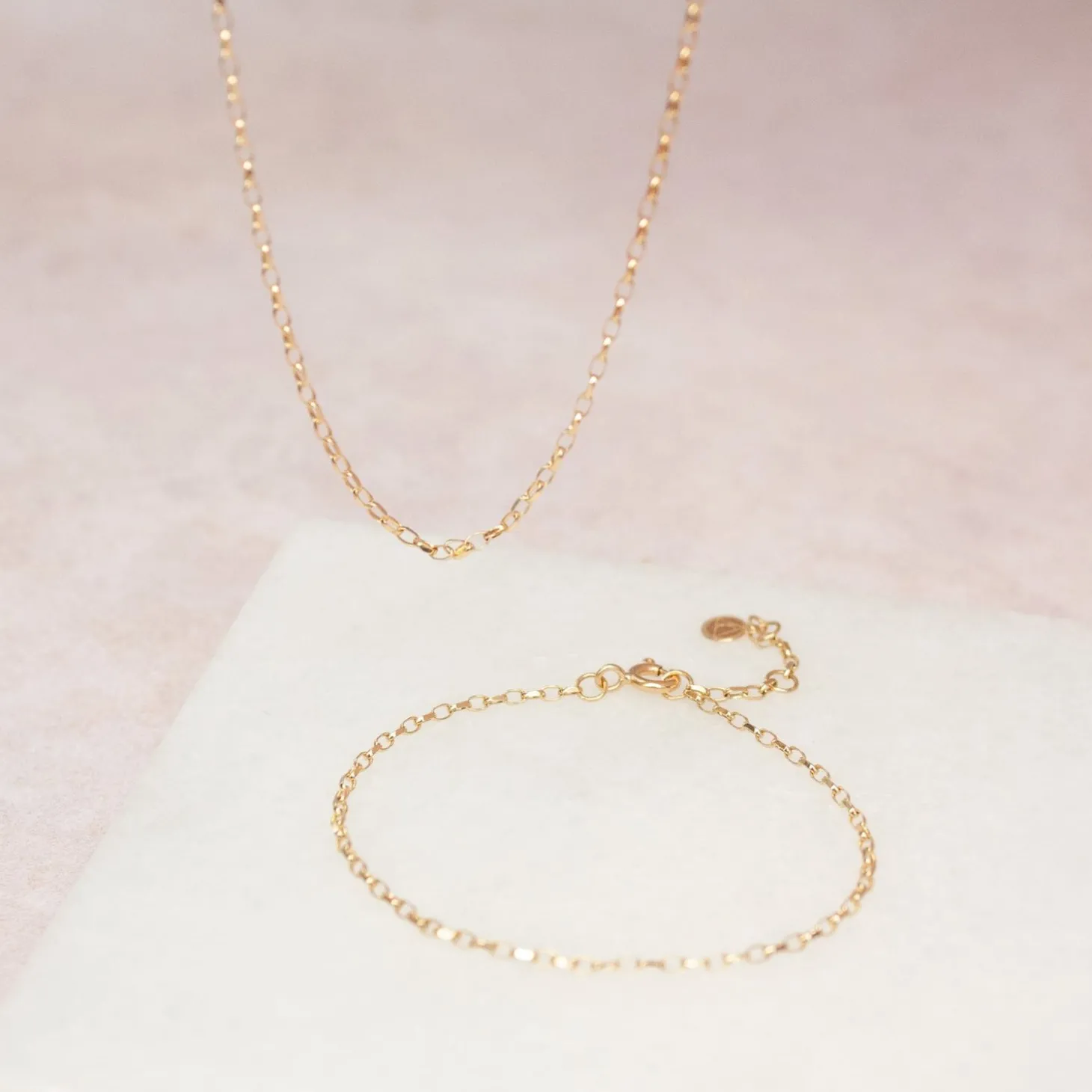 Nude Shimmer - 18Ct Gold, Medium Shimmer Bracelet^The Alkemistry Discount
