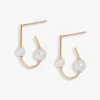 Poppy Finch 14Ct Yellow Gold And Pearl Wrap Earrings (Pair)^The Alkemistry Discount
