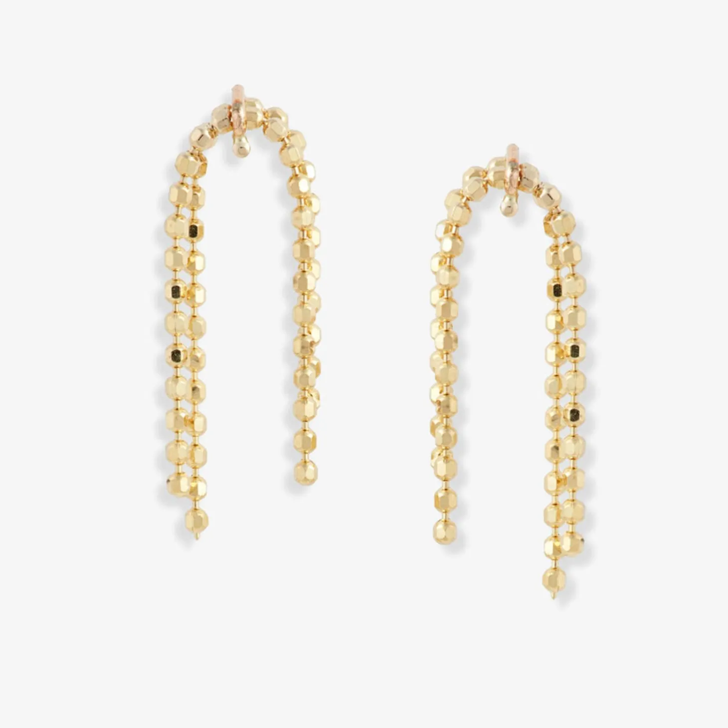 Poppy Finch 14Ct Yellow Gold Petite Shimmer Bead Earrings (Pair)^The Alkemistry Best Sale