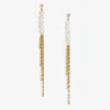 Poppy Finch 14Ct Yellow Gold Pearl Tassel Earrings (Pair)^The Alkemistry Sale