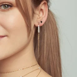 Poppy Finch 14Ct Yellow Gold Pearl Tassel Earrings (Pair)^The Alkemistry Sale
