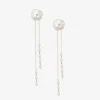 Poppy Finch 14Ct Yellow Gold Petal Pearl Earrings With Keshi Jackets (Pair)^The Alkemistry Store