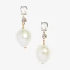 Poppy Finch 14Ct Yellow Gold Pear Cut White Topaz And Pear Earrings^The Alkemistry Outlet