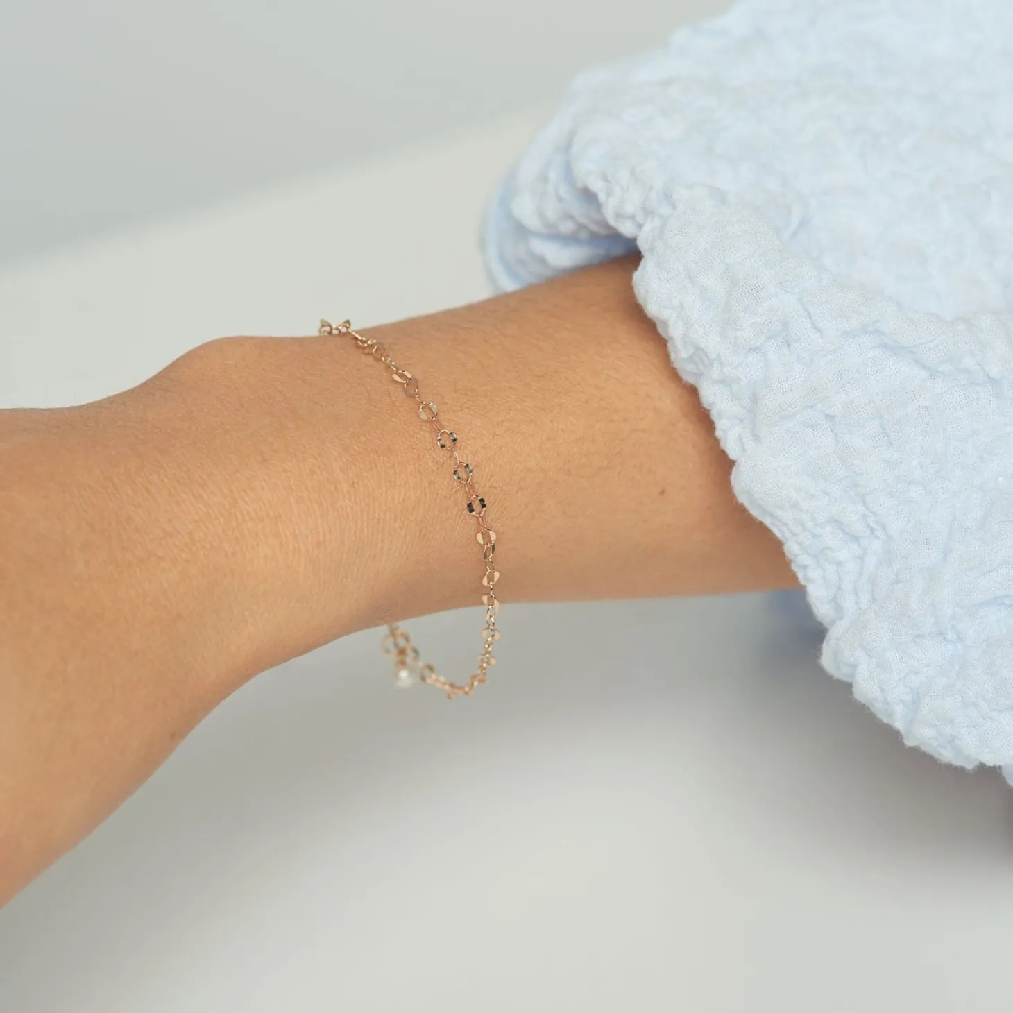 Poppy Finch 14Ct Yellow Gold Oval Shimmer Bracelet^The Alkemistry Clearance