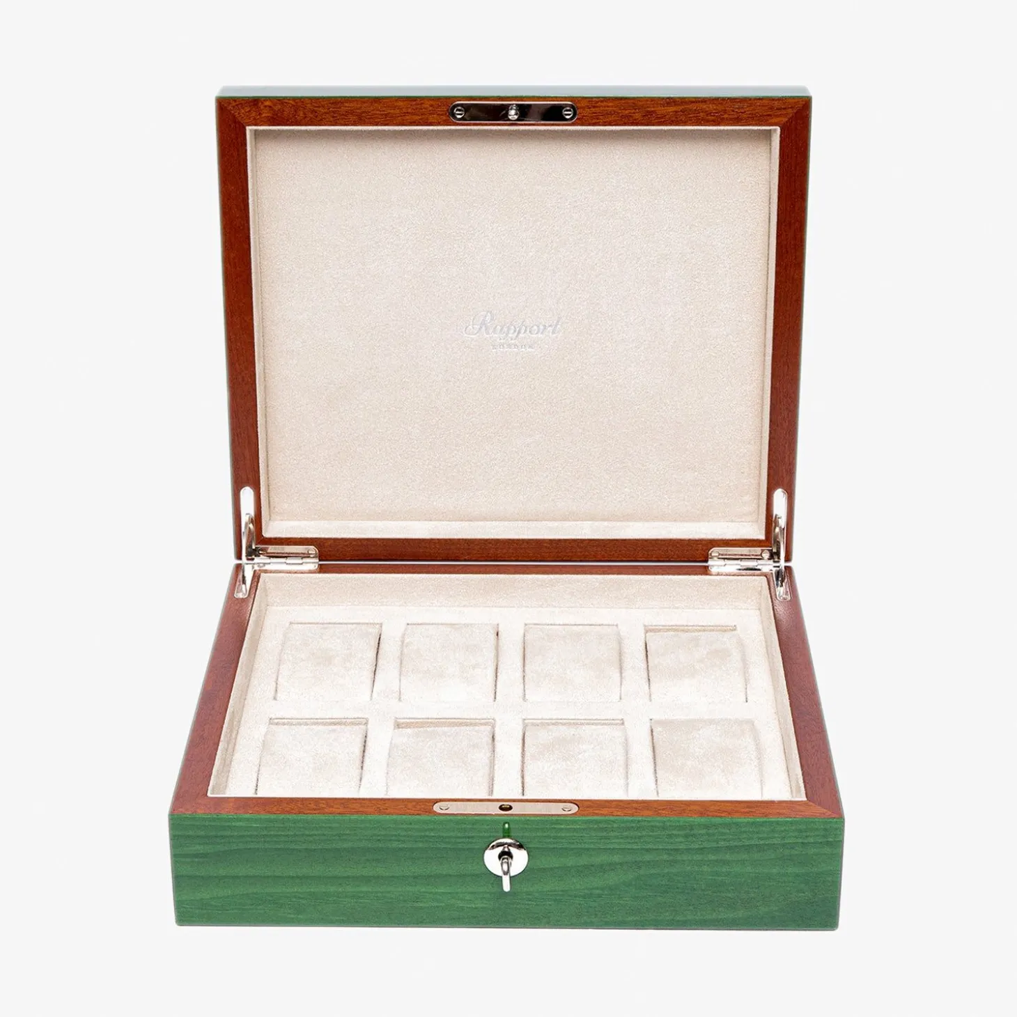 Rapport Heritage Chroma Eight Watch Box - Green^The Alkemistry Cheap