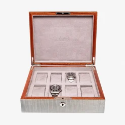 Rapport Heritage Chroma Eight Watch Box - Grey^The Alkemistry Cheap