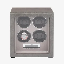 Rapport Quantum Quad Watch Winder - Silver^The Alkemistry Best Sale
