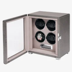 Rapport Quantum Quad Watch Winder - Silver^The Alkemistry Best Sale