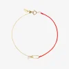 Ruifier 18Ct Yellow Gold Astra Moonlight Pearl And Diamond Red Cord And Chain Bracelet^The Alkemistry Cheap