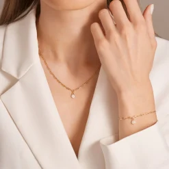 Ruifier 18Ct Yellow Gold Haven Bond Diamond Circle Necklace^The Alkemistry Best