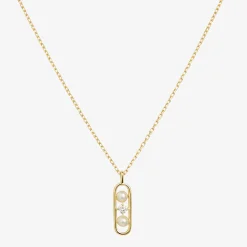 Ruifier 18Ct Yellow Gold Morning Dew Pearl And Diamond Necklace^The Alkemistry Outlet