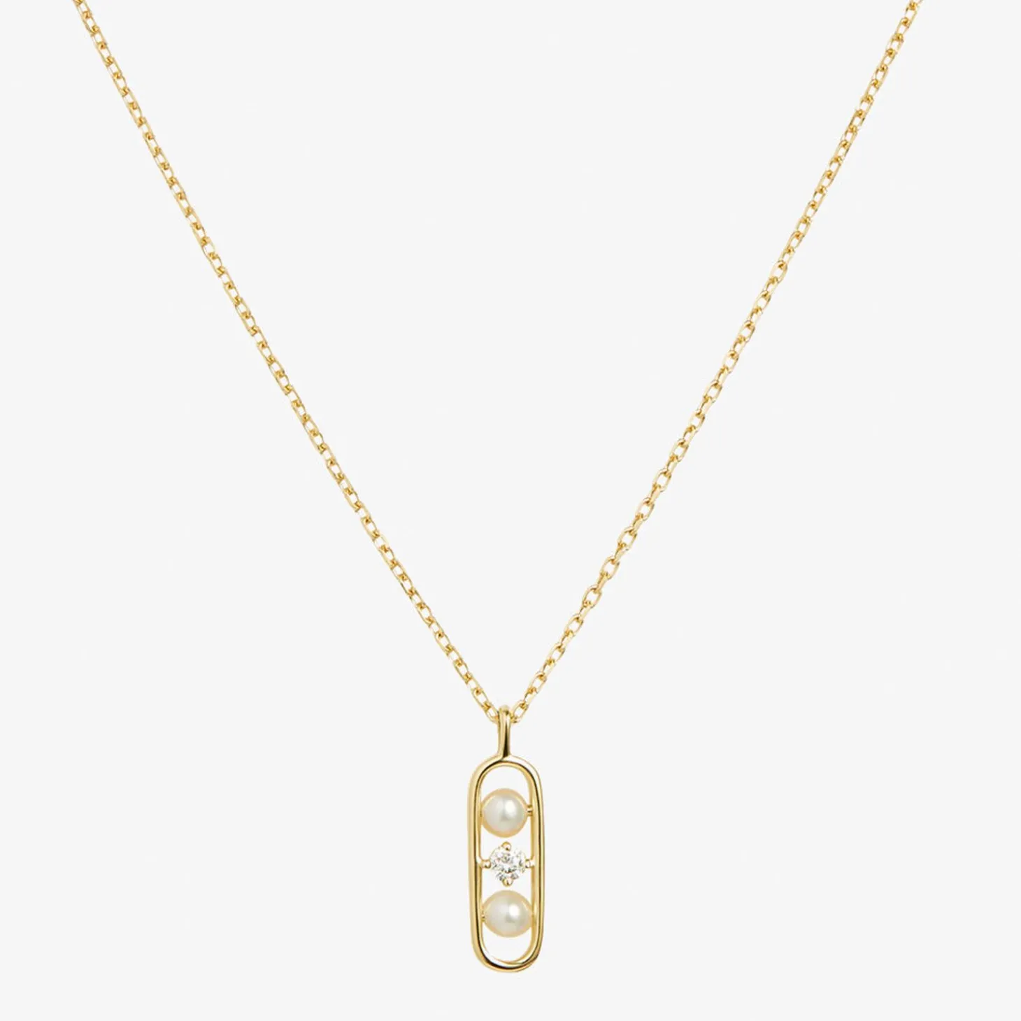 Ruifier 18Ct Yellow Gold Morning Dew Pearl And Diamond Necklace^The Alkemistry Outlet