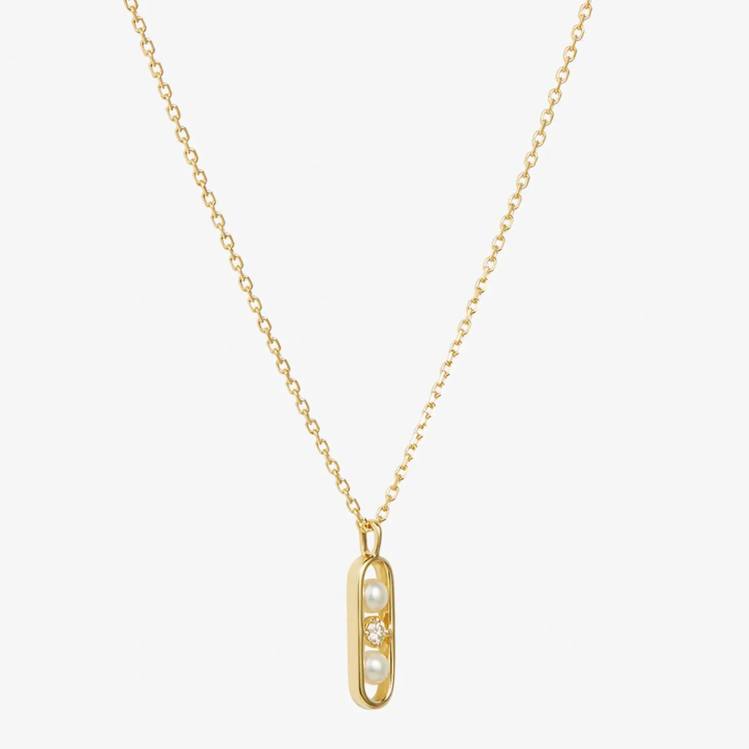 Ruifier 18Ct Yellow Gold Morning Dew Pearl And Diamond Necklace^The Alkemistry Outlet