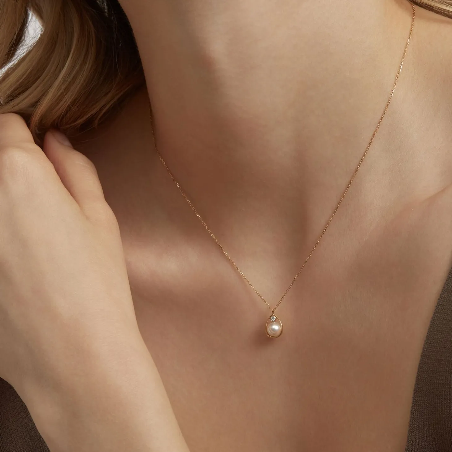 Ruifier 18Ct Yellow Gold Morning Dew Purity Necklace^The Alkemistry Sale