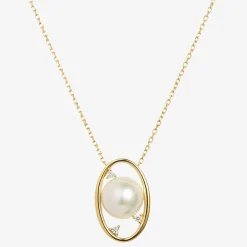 Ruifier 18Ct Yellow Gold Morning Dew Akoya Pearl And Diamond Necklace^The Alkemistry Best Sale
