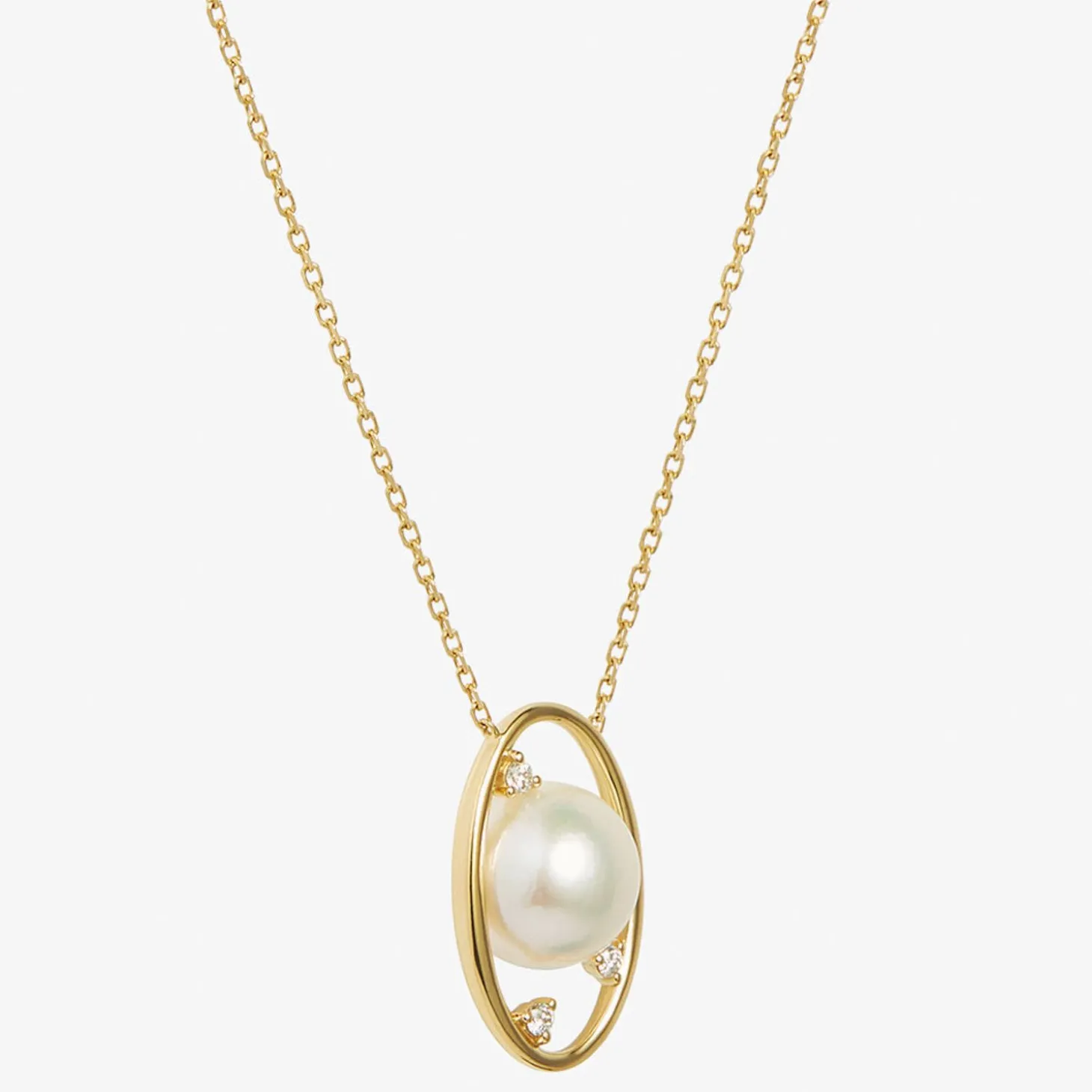 Ruifier 18Ct Yellow Gold Morning Dew Akoya Pearl And Diamond Necklace^The Alkemistry Best Sale