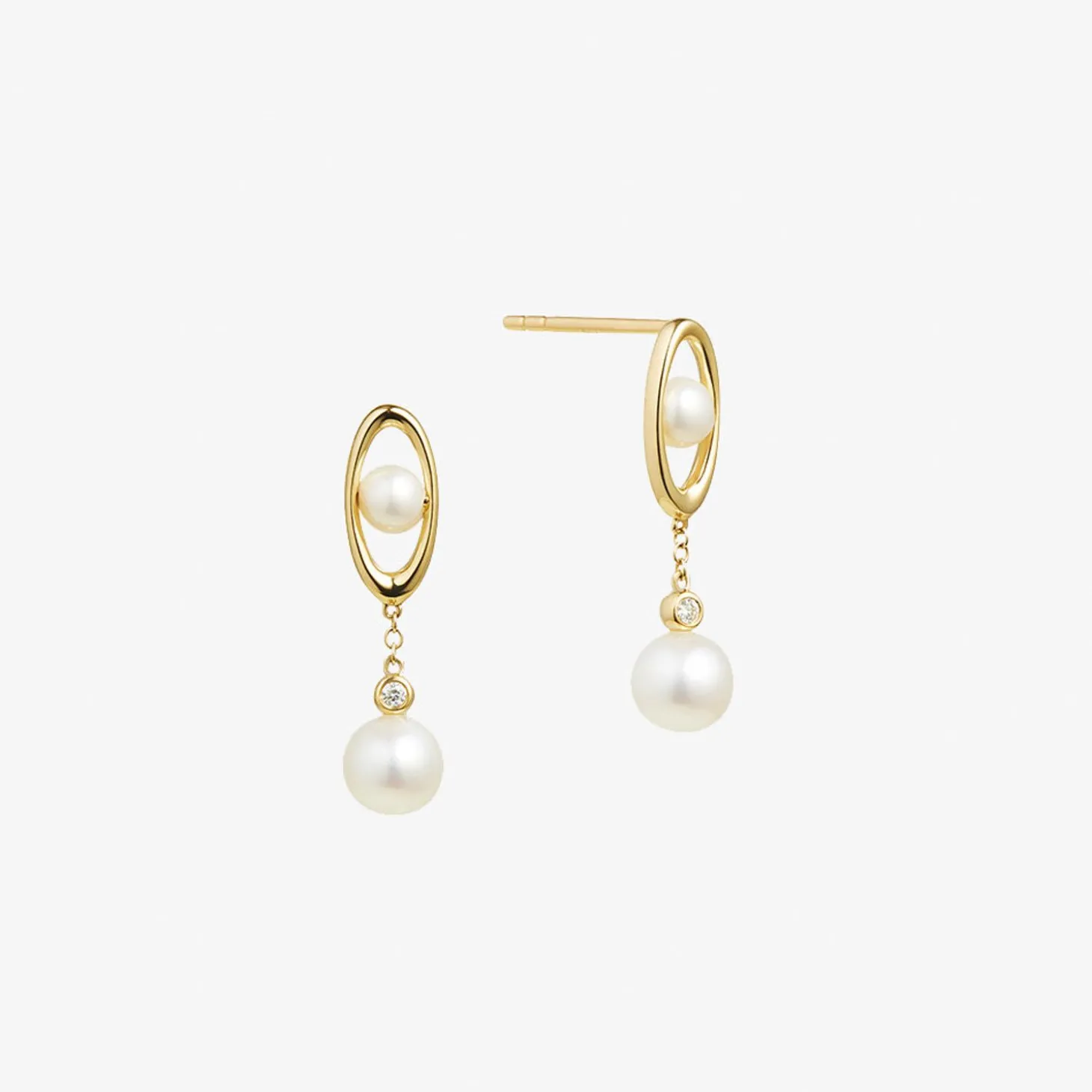 Ruifier 18Ct Yellow Gold Morning Dew Pearl Drop Earrings (Pair)^The Alkemistry Flash Sale