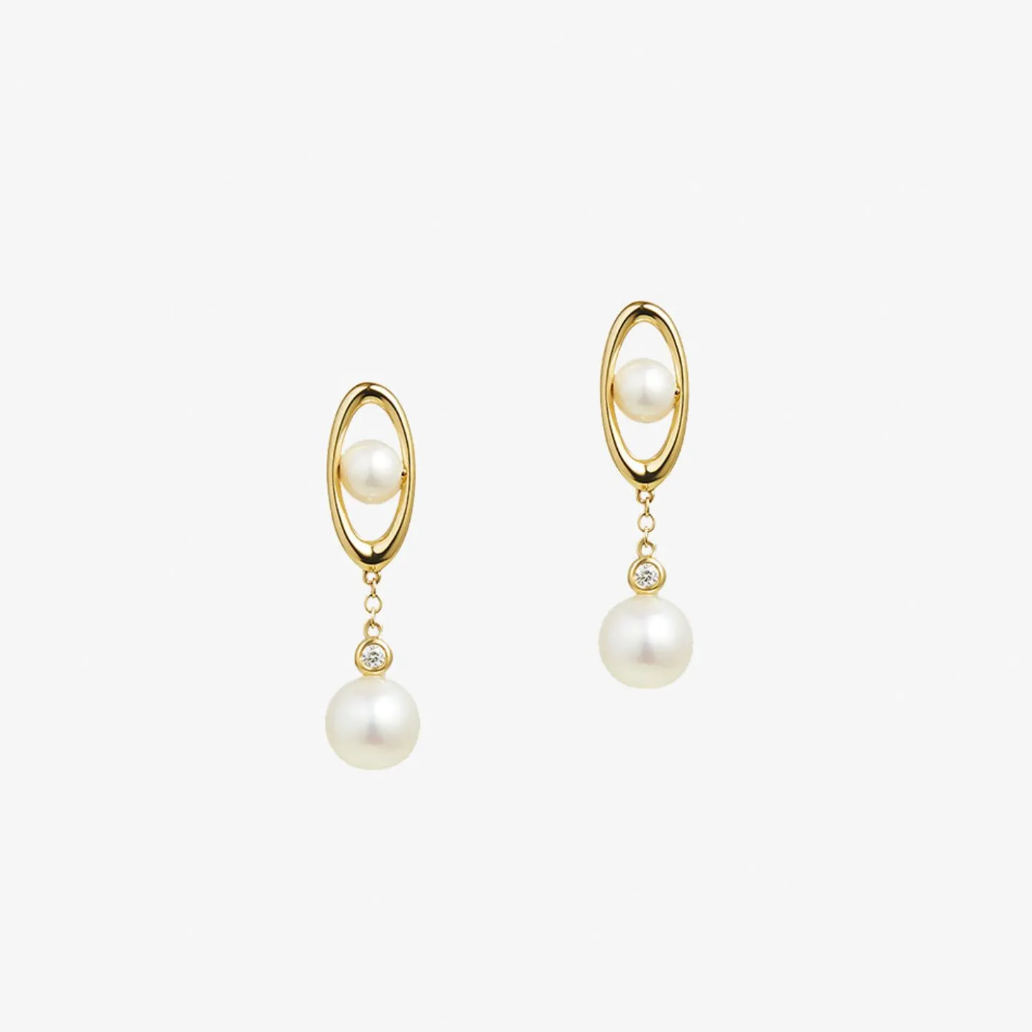 Ruifier 18Ct Yellow Gold Morning Dew Pearl Drop Earrings (Pair)^The Alkemistry Flash Sale