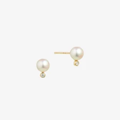 Ruifier 18Ct Yellow Gold Morning Dew Purity Earrings (Pair)^The Alkemistry Shop