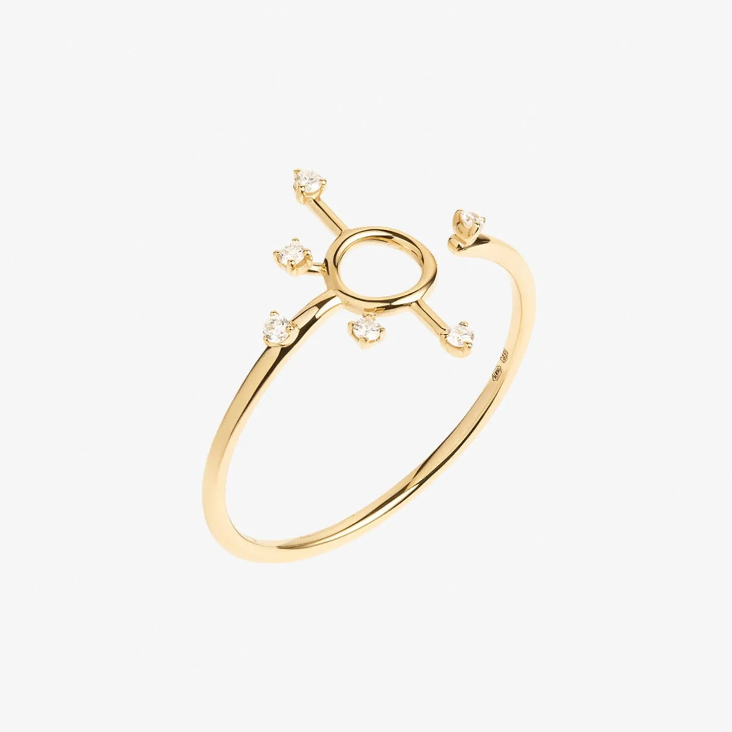 Ruifier 18Ct Yellow Gold Scintilla Sirius Orb Ring^The Alkemistry Flash Sale