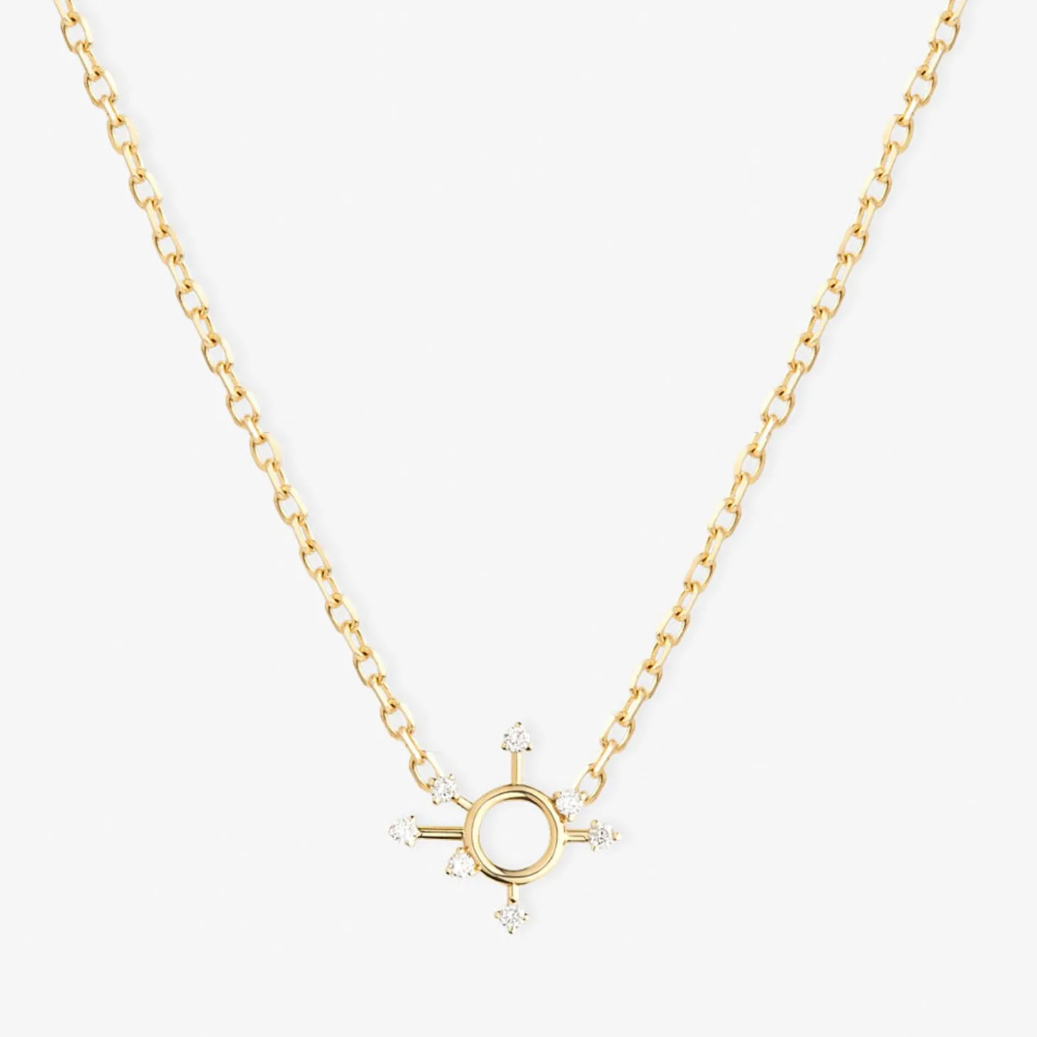 Ruifier 18Ct Yellow Gold Scintilla Epta Orb Necklace^The Alkemistry Shop