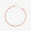 Ruifier 18Ct Yellow Gold Scintilla Polaris Diamond Red Cord Bracelet^The Alkemistry Online
