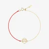 Ruifier 18Ct Yellow Gold Scintilla Monkey Red Cord And Chain Bracelet^The Alkemistry Clearance