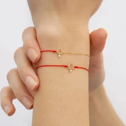 Ruifier 18Ct Yellow Gold Scintilla Polaris Orb Thread And Chain Bracelet^The Alkemistry Online