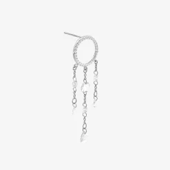 Suncatcher - 18Ct Gold, Large Diamond Pave Chandelier Earring (Single)^The Alkemistry Clearance
