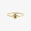 18Ct Yellow Gold Chubby Bee Band Ring^The Alkemistry Online