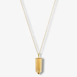 18Ct Yellow Gold Plain Citrine Iqra Necklace^The Alkemistry Cheap