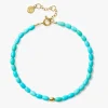 Vianna - 18Ct Gold, Turquoise And Gold Bead Bracelet^The Alkemistry Flash Sale
