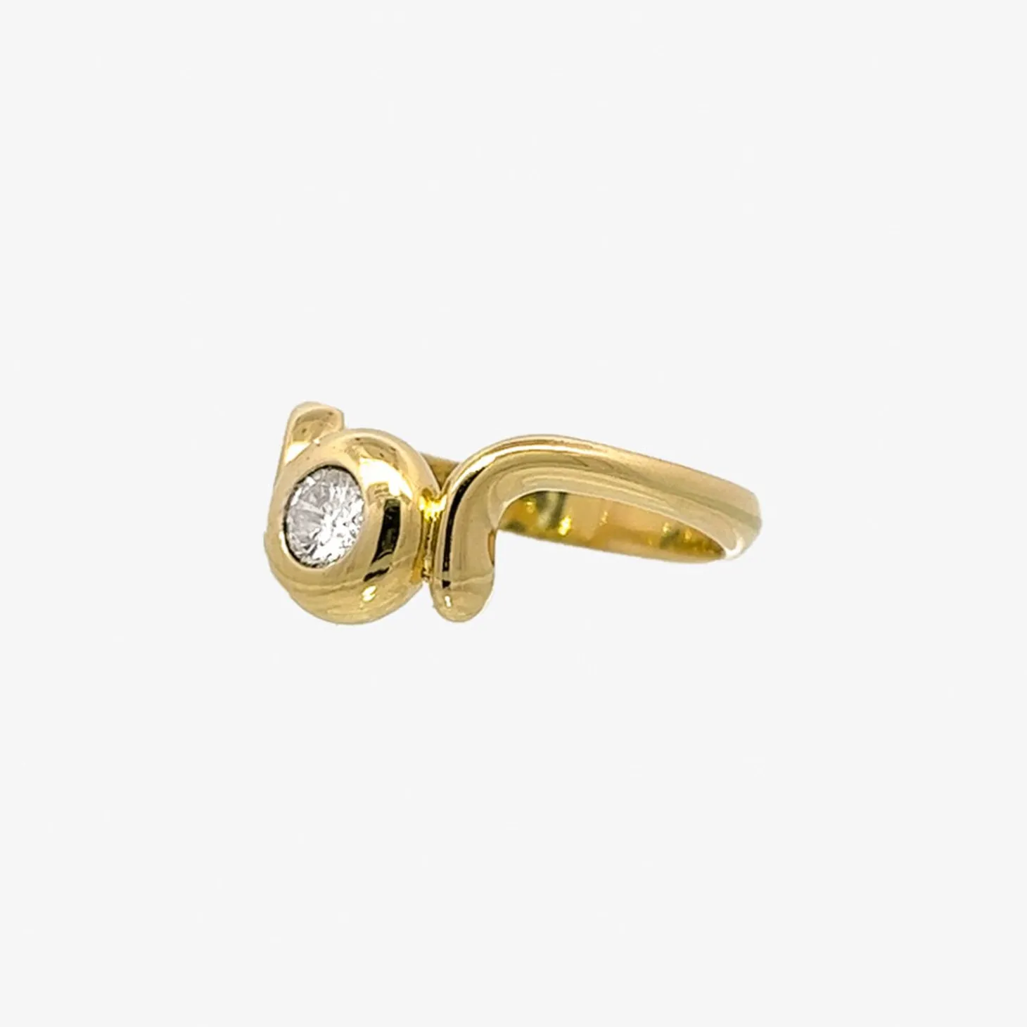 Vintage - 18Ct Gold, Art Dec Diamond Ring^The Alkemistry Fashion