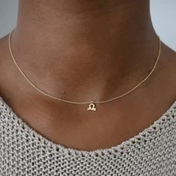 Zodiac - 18Ct Gold, Star Sign Chain Pendant Necklace^The Alkemistry Discount