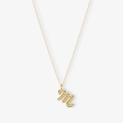 Zodiac - 18Ct Gold, Star Sign Chain Pendant Necklace^The Alkemistry Discount