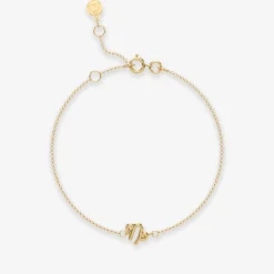 Zodiac - 18Ct Gold, Star Sign Chain Bracelet^The Alkemistry Outlet