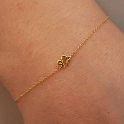 Zodiac - 18Ct Gold, Star Sign Chain Bracelet^The Alkemistry Outlet