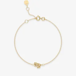 Zodiac - 18Ct Gold, Star Sign Chain Bracelet^The Alkemistry Outlet