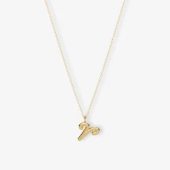 Zodiac - 18Ct Gold, Star Sign Chain Pendant Necklace^The Alkemistry Discount