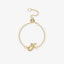 Zodiac - 18Ct Gold, Star Sign Chain Adjuster Ring^The Alkemistry Discount