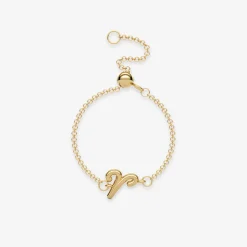 Zodiac - 18Ct Gold, Star Sign Chain Adjuster Ring^The Alkemistry Discount